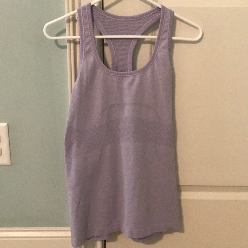 Lululemon swiftly tech tank, purple, size 10